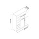 Kleiderschrank Flex L (200cm)