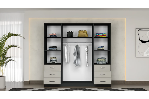 Kleiderschrank Jupiter (207cm)