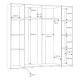 Kleiderschrank Kaktus (200cm)