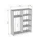 Kleiderschrank Krug  (160cm)