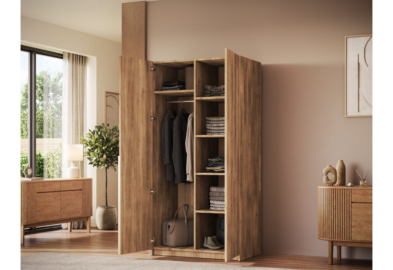 Kleiderschrank Loft Lux (100cm)