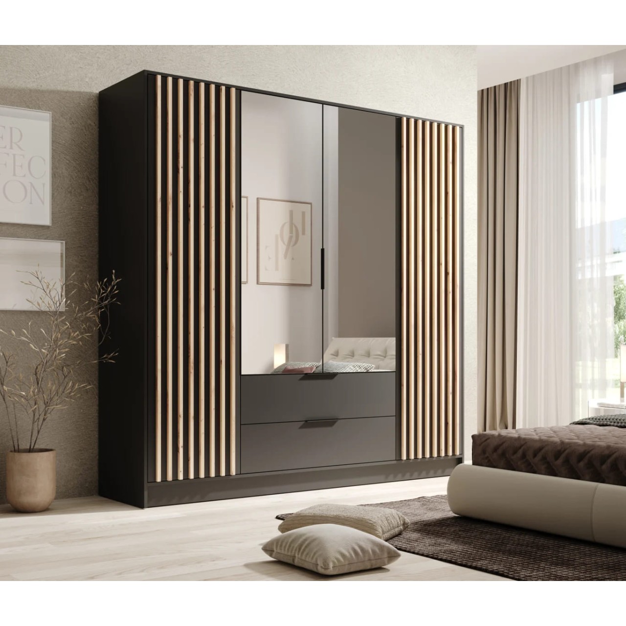 Kleiderschrank Nelia (200cm)