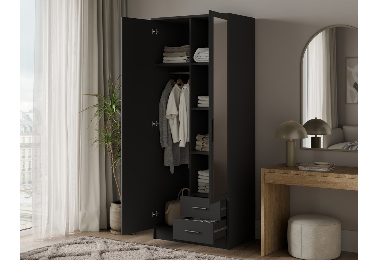 Kleiderschrank Posta (80cm)
