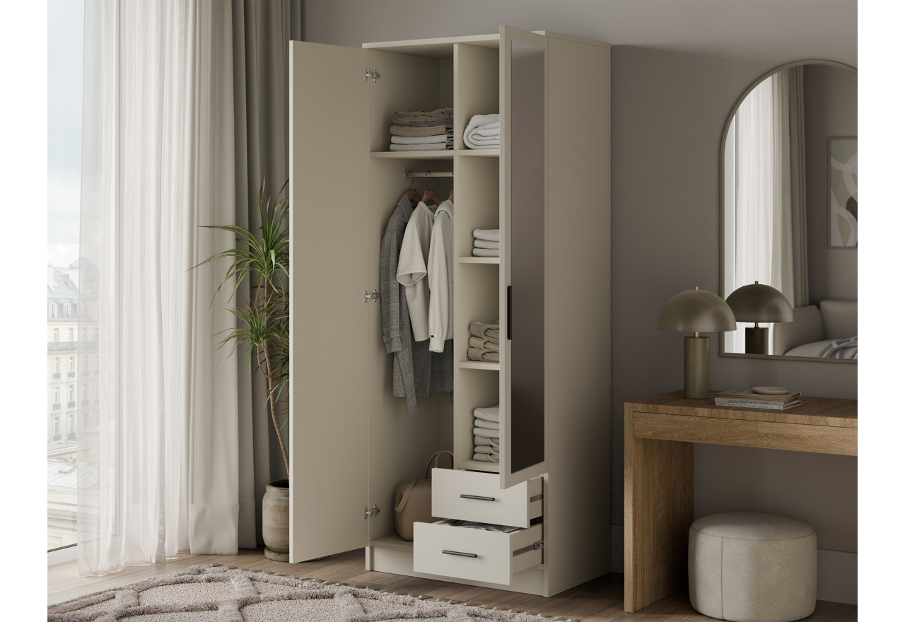 Kleiderschrank Posta (80cm)