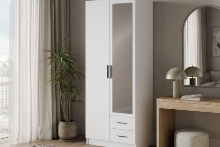 Kleiderschrank Posta (80cm)