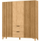 Kleiderschrank Seewen (185cm) 