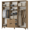 Kleiderschrank Seewen (185cm) 