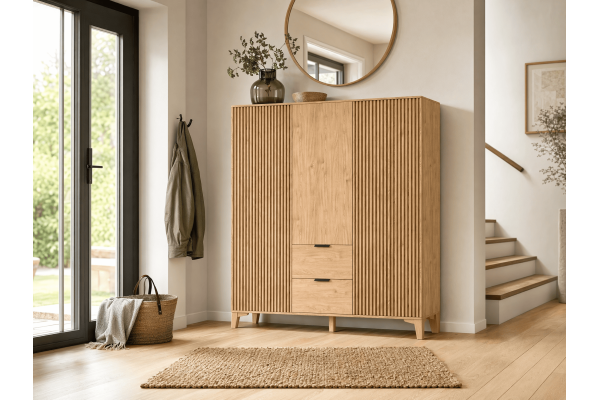 Kleiderschrank Seewen (185cm) 