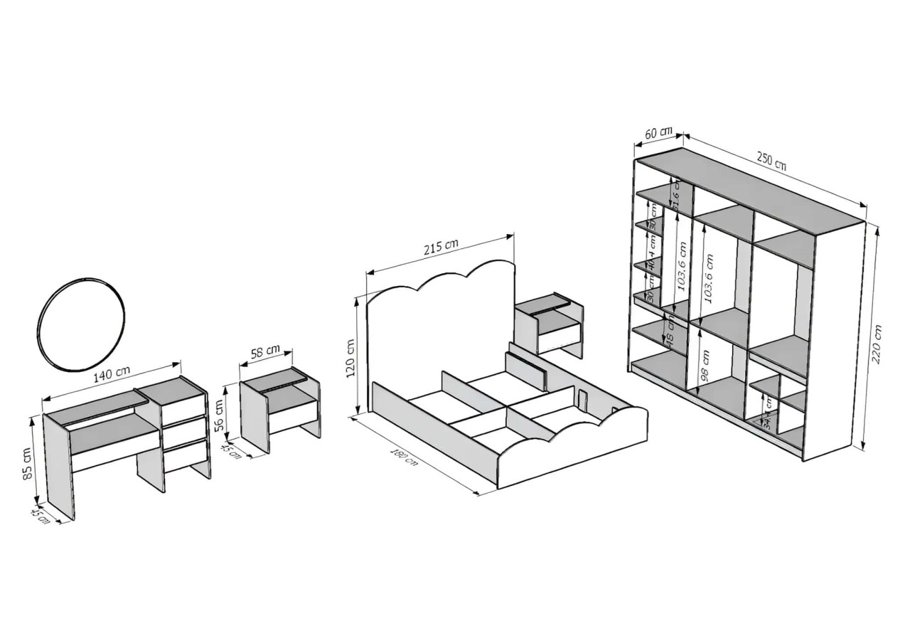 Schlafzimmer Set Elio