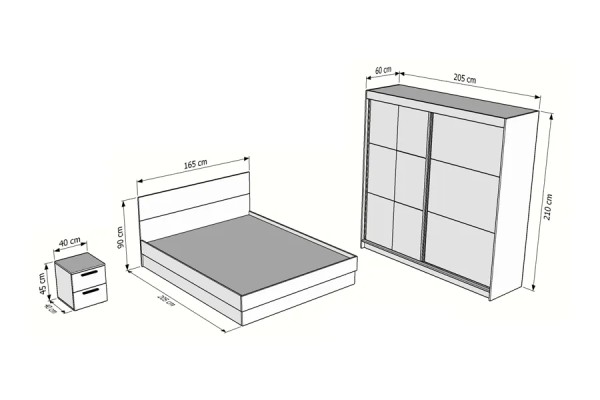 Schlafzimmer Set Sicilia