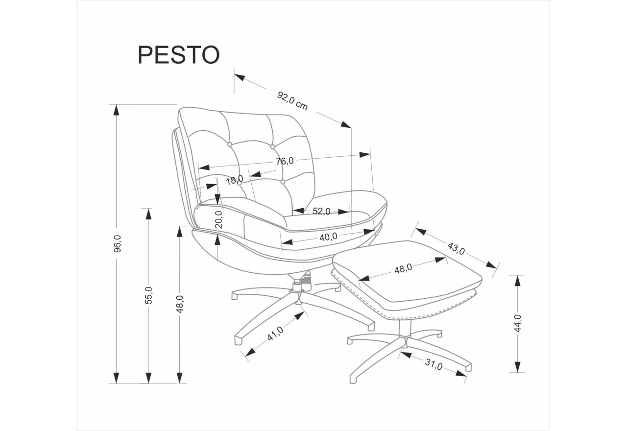 Relax Sessel Pesto