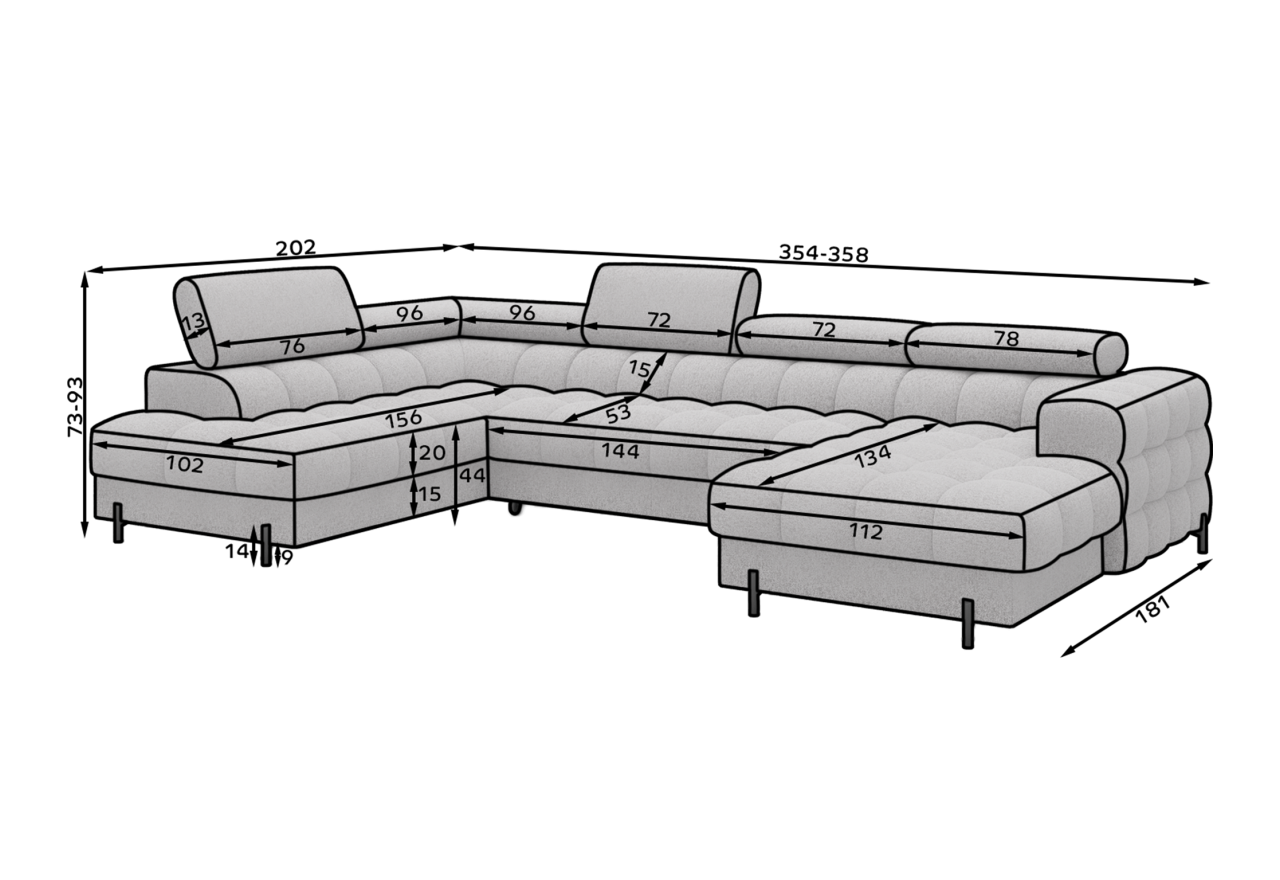 Wohnlandschaft Sierra UL