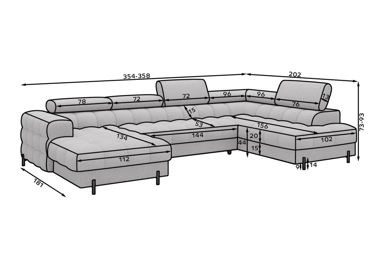 Wohnlandschaft Sierra UR