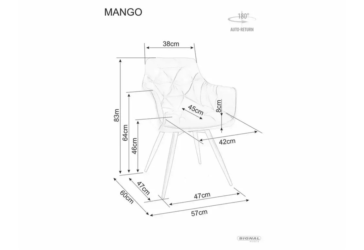 Stuhl Mango Lux
