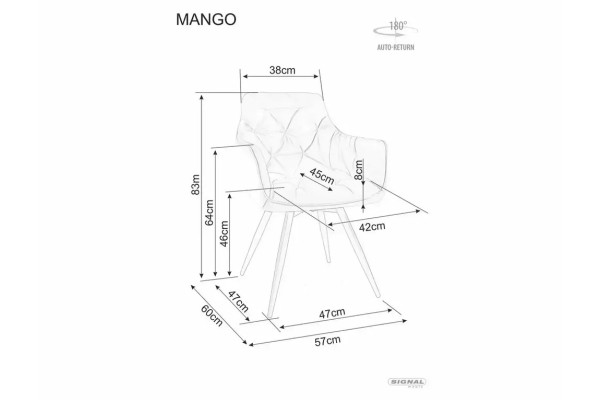 Stuhl Mango Lux