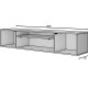 TV Lowboard Piano 