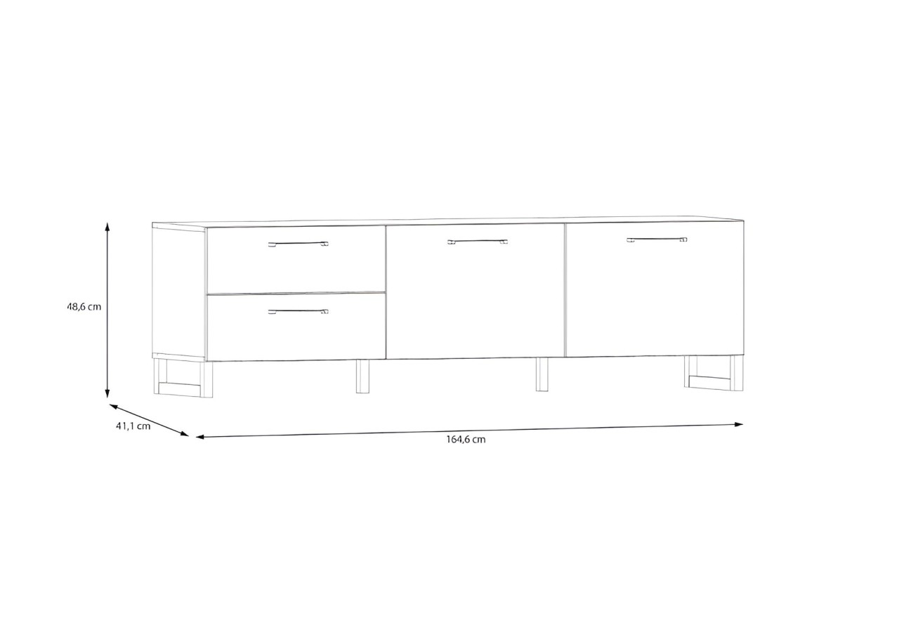 TV Lowboard Silba Lux