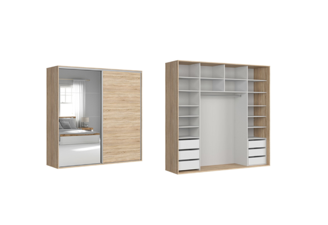 Kleiderschrank Flex XL (220cm)