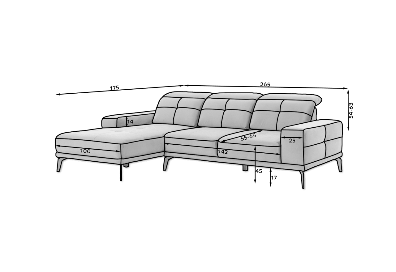 Ecksofa Vascco  L