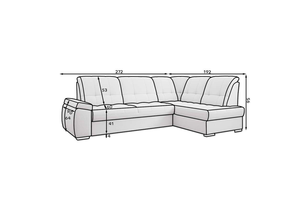 Ecksofa Frizzo R