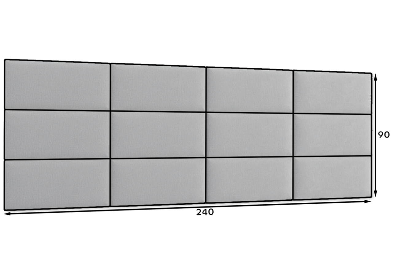 Wandpaneel Ratta (240x90)