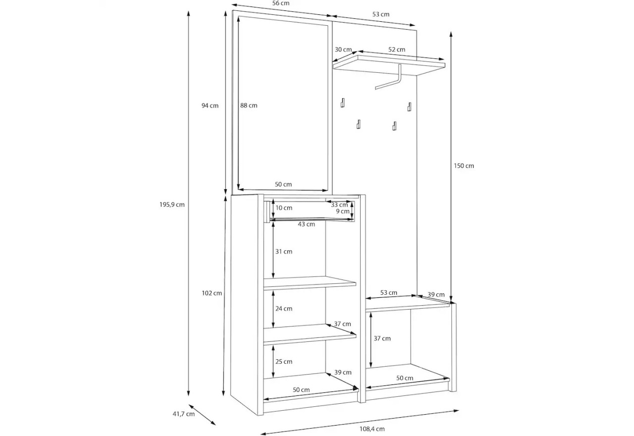 Garderobe Skver
