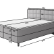 Boxspringbett Bernex M (160x200)