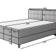 Boxspringbett Bernex L (180x200)