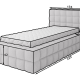 Bett Dario XS (90x200)