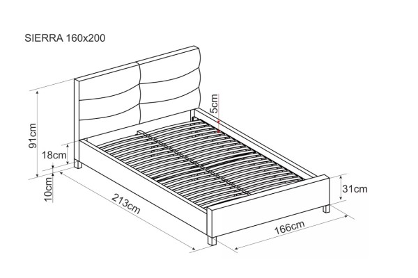 Bett Sierra M (160x200)