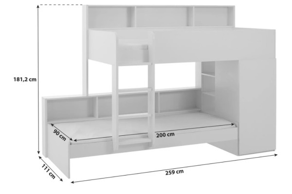 Bett  Sinna (90x200)