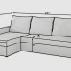 Ecksofa Angolo L/An Lager Ecksofa Angolo L/An Lager