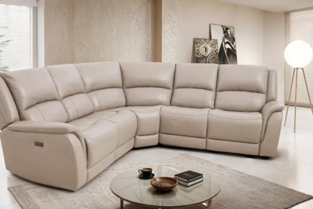 Ecksofa Bergamo (Leder)