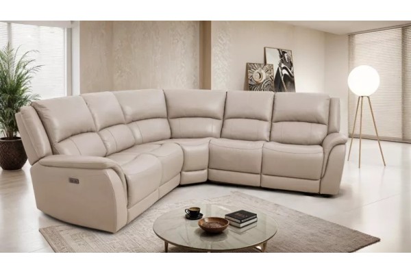Ecksofa Bergamo (Leder)