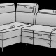 Ecksofa Lima R