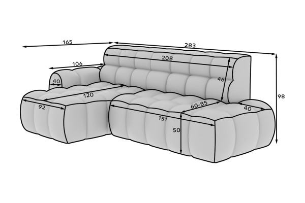 Ecksofa Olimpia L