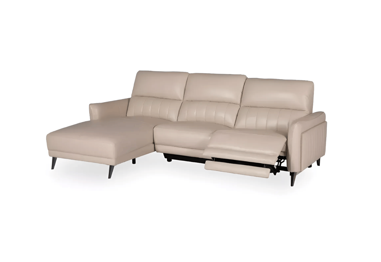 Ecksofa Ragusa L (Leder)