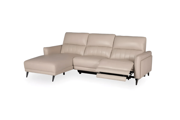 Ecksofa Ragusa L (Leder)