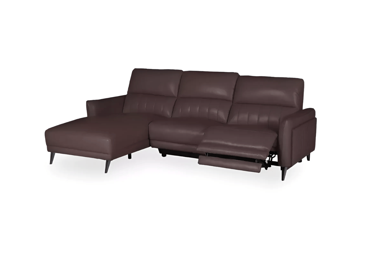 Ecksofa Ragusa L (Leder)