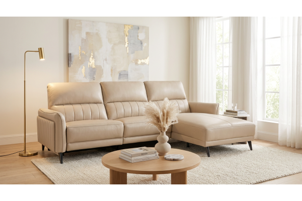 Ecksofa Ragusa R (Leder)