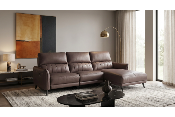 Ecksofa Ragusa R (Leder)