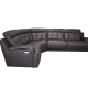 Ecksofa Ronald  (Leder)