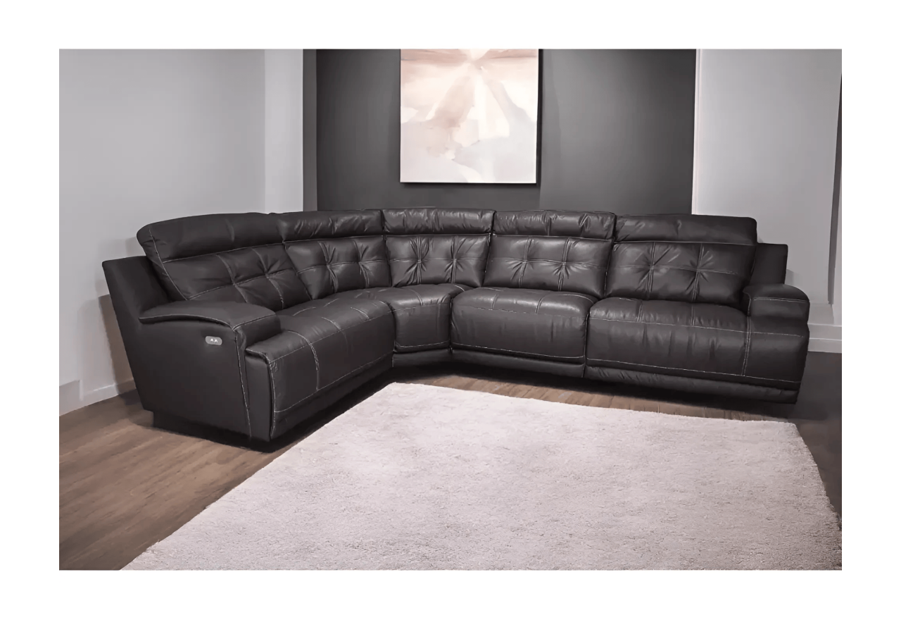 Ecksofa Ronald  (Leder)