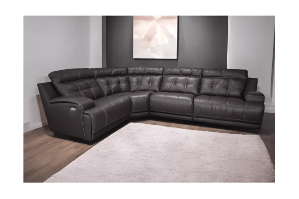 Ecksofa Ronald  (Leder)