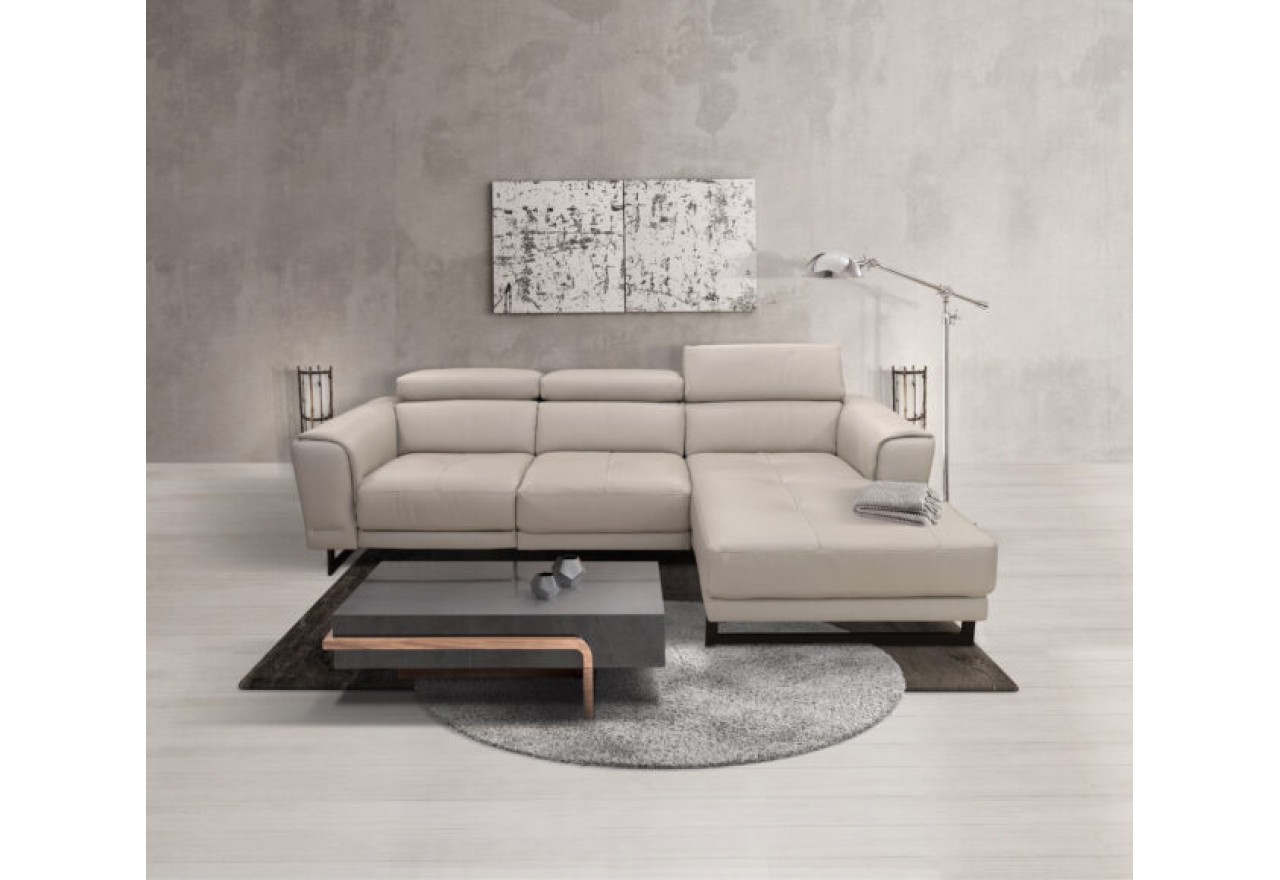 Ecksofa San Remo R (Leder)