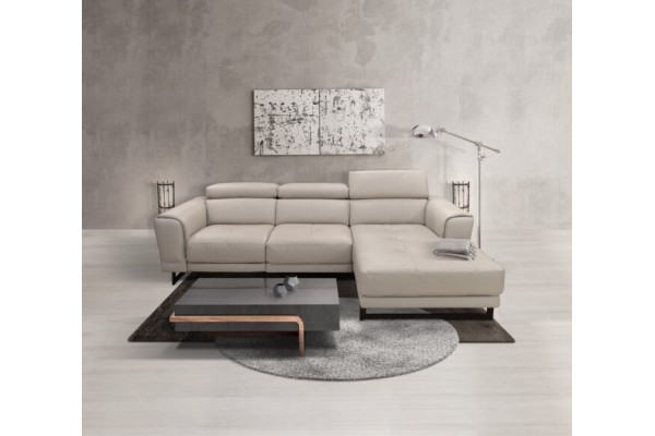 Ecksofa San Remo R (Leder)