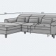 Ecksofa Toscana  L Ecksofa Toscana  L