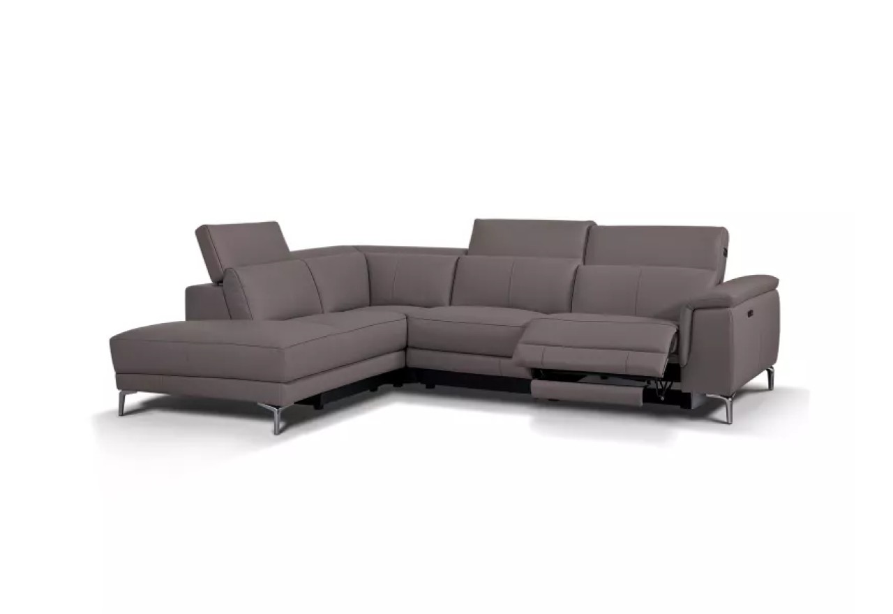 Ecksofa Venis L (Leder)