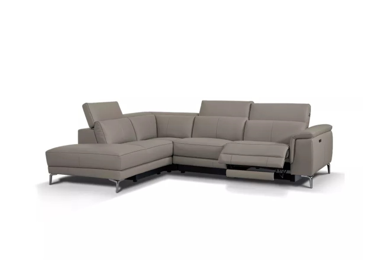 Ecksofa Venis L (Leder)