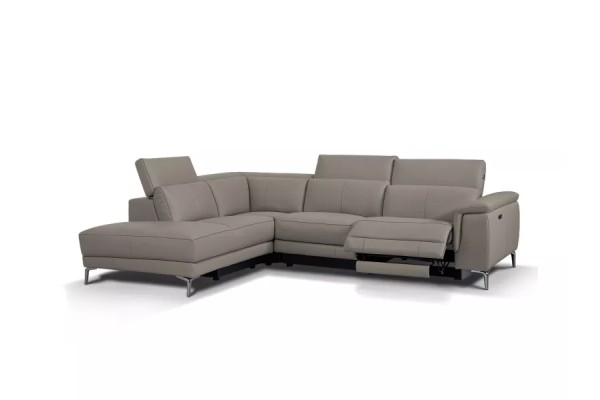 Ecksofa Venis L (Leder)